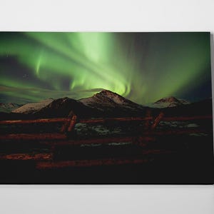 Aurora Borealis Northern Lights Poster or Canvas
