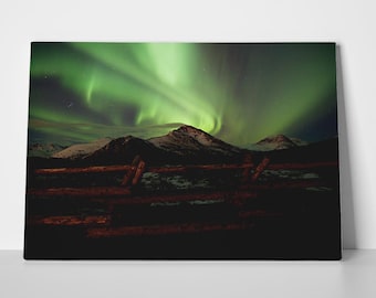 Aurora Borealis Northern Lights Poster or Canvas