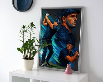 Bryson DeChambeau Golf Poster or Canvas - Golf Wall Art