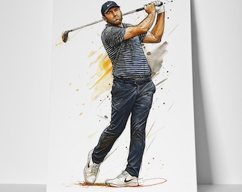 Scottie Scheffler Poster or Canvas