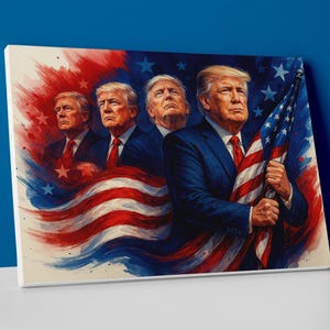 Donald Trump Artwork Poster or Canvas
