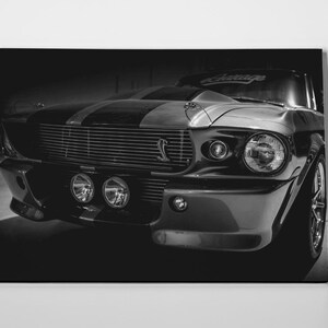 Black Shelby Cobra Poster or Canvas