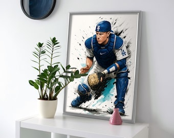 Will Smith Dodgers Poster or Canvas - LA Dodgers Room Decor