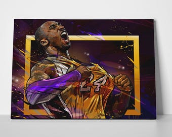 Kobe Bryant Mamba Poster or Canvas