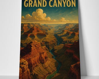 Grand Canyon Art Poster or Canvas