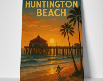 Huntington Beach Poster or Canvas