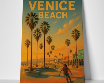 Venice Beach Poster or Canvas