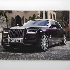 Rolls Royce Phantom Poster or Wrapped Canvas