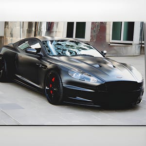 Aston Martin Poster or Wrapped Canvas