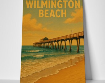 Wilmington Beach Poster or Canvas