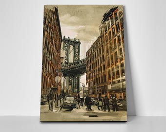 Brooklyn Bridge Poster or Canvas