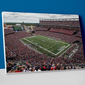 New England Patriots Stadium Poster or Wrapped Canvas
