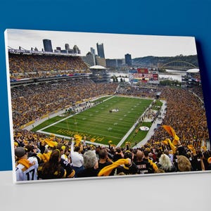 Steelers Stadium Poster or Wrapped Canvas