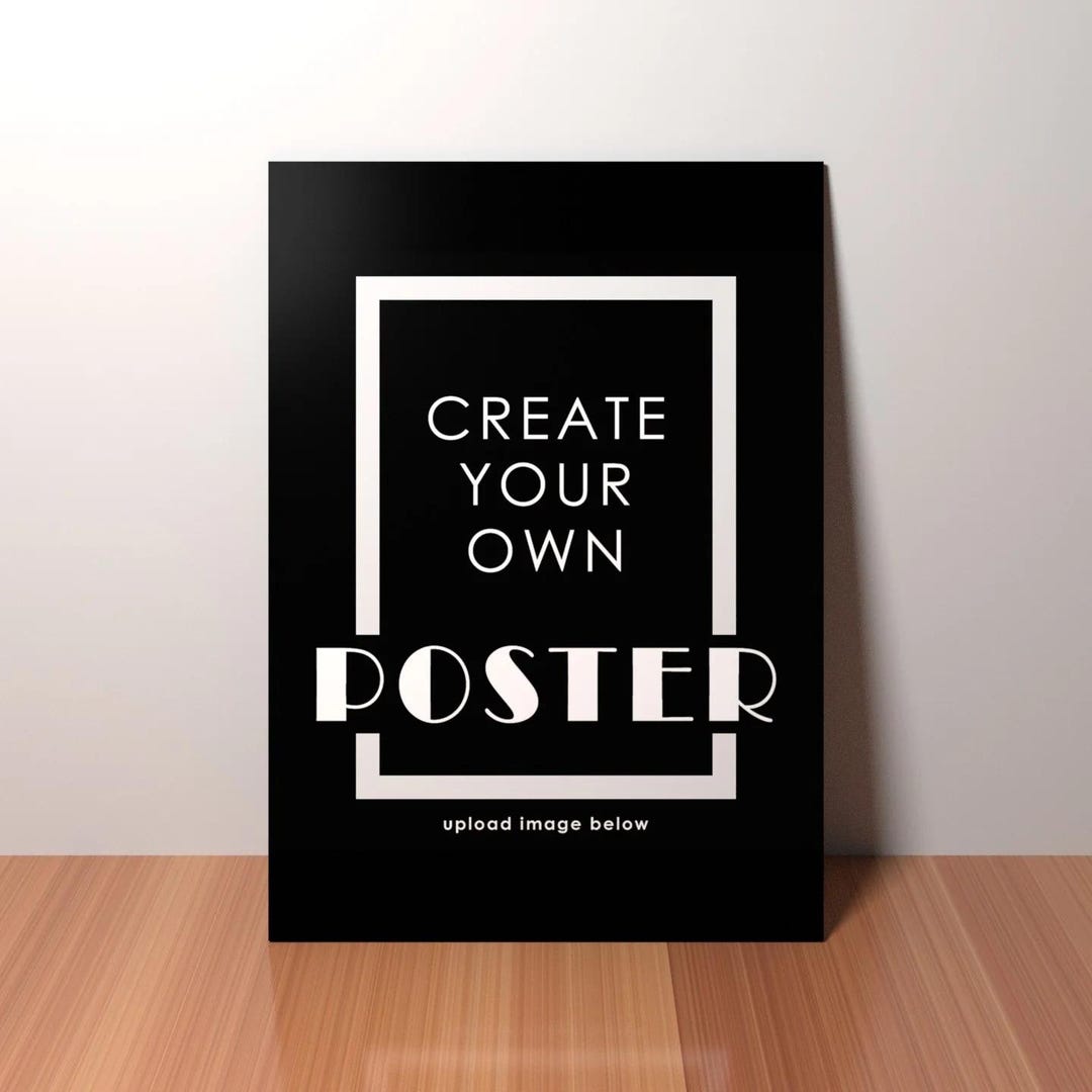 Custom Photo Poster: Personalized Wall Art Print - Etsy