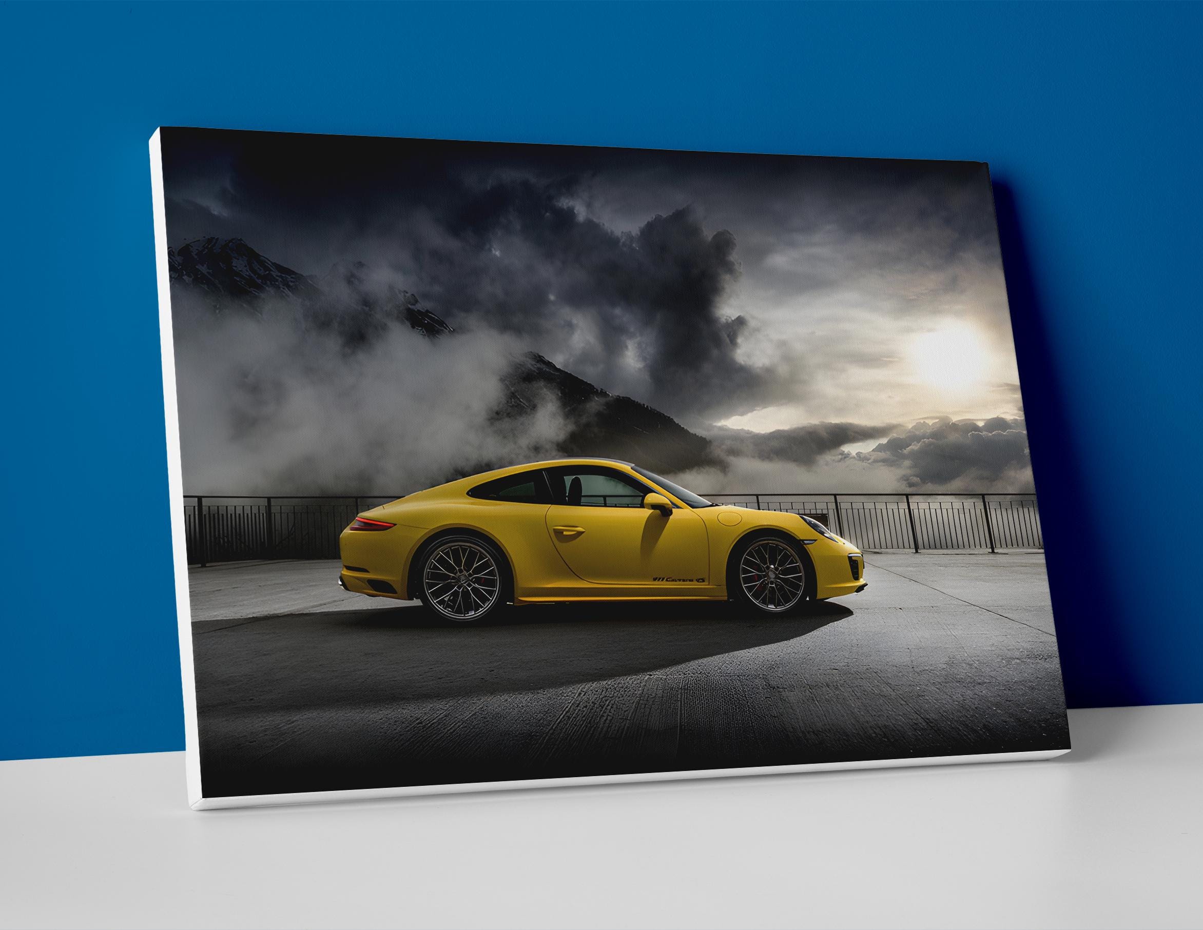 Porsche 911 Carrera 4S Poster or Canvas - Porsche Wall Art Decor - Etsy