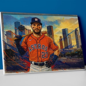 Jose Altuve Astros Poster or Canvas