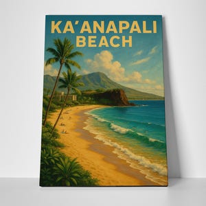 Kaanapali Beach Maui Poster or Canvas