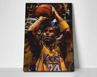 Kobe Bryant Free Throw Poster or Canvas