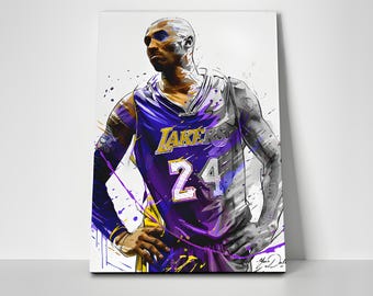 Kobe Bryant Painting Poster or Canvas