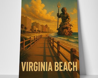 Virginia Beach Poster or Canvas