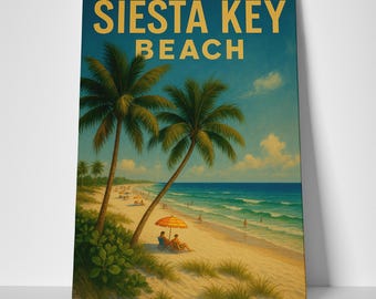 Siesta Key Beach Poster or Canvas