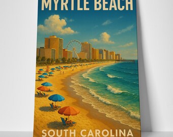 Myrtle Beach Poster or Canvas