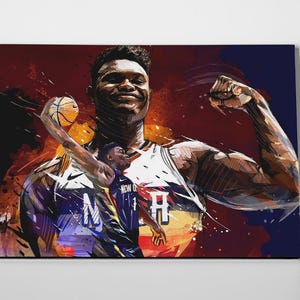 Zion Williamson Flex Poster or Canvas