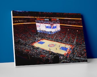 Detroit Pistons Arena Poster or Canvas