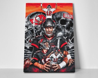 Tom Brady Buccaneers Poster or Canvas