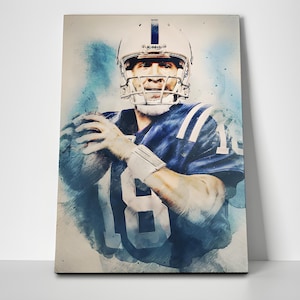 Peyton Manning Colts Poster or Canvas
