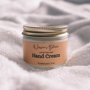 Natural Hand Cream | 2oz | Organic | Lightweight | Mango Butter, Jojoba Oil, Vitamin E