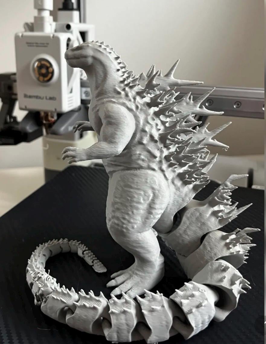 3d printed godzilla 1998 - Etsy 日本