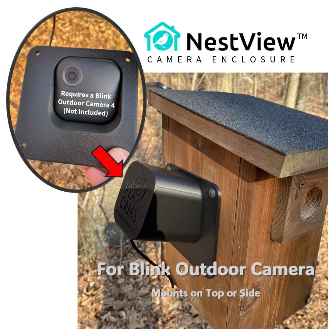 Nestview™ Blink 4 Camera Enclosure: Easily Mount Any Blink 4, 2K, or 2K ...