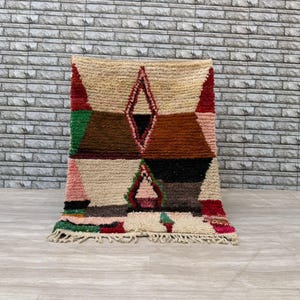 Authentic Handmade Moroccan Berber Rug – Modern Tribal Design – Premium Wool Carpet – Unique Boho Decor for Living Room or Bedroom