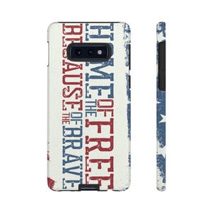 Tough Cases, Patriotic Phone Case, American Flag Design, Military Phone Cover, Patriotic Gifts, USA Veterans Gift
