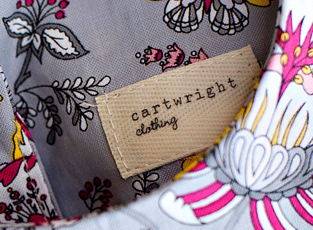 Twill Fabric Labels Three-quarter Inch Ribbon PRE-PRINTED - Etsy
