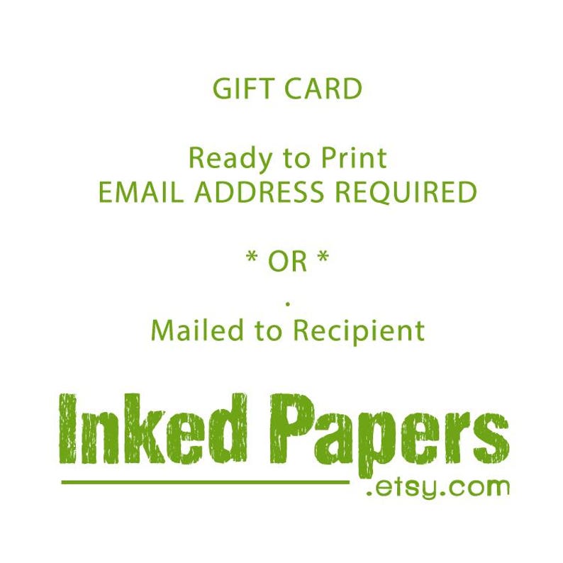 IP Gift Certificate / Card - Delivered by Email or Mail image 2