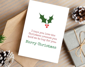 Funny Christmas Greeting Card: Hilarious Xmas Greeting (Digital Download)