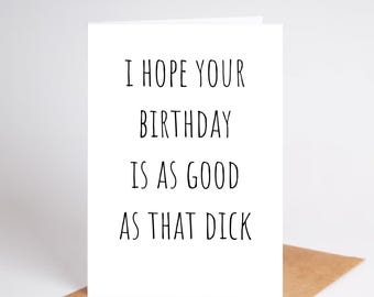 Funny Happy Birthday Card: Printable Greeting Card (Digital Download, 4.25x5.50")