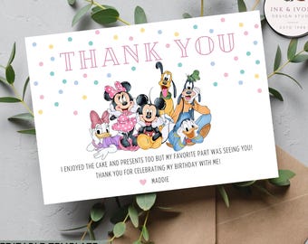 EDITABLE Oh Toodles Minnie Mickey Mouse Clubhouse Donald Pluto Daisy Birthday Party Invitation Disney Birthday Theme INSTANT DOWNLOAD MF2