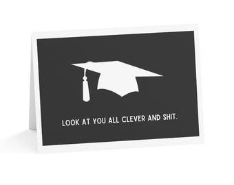 Funny Graduation Card: Clever Graduate Congrats (Digital Download)