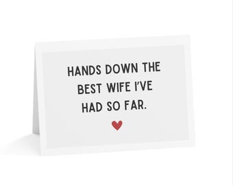 Digital Best Wife I've Had Funny Anniversary Card Funny Couples Card Card for Wife, Love Card Funny Valentine's Day INSTANT DOWNLOAD