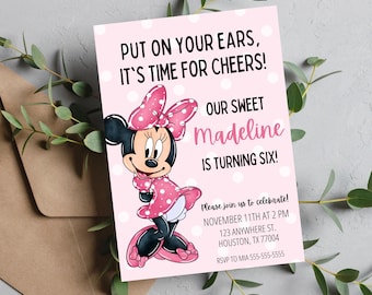 EDITABLE Oh Toodles Minnie Mouse Clubhouse All ages Birthday Party Invitation Disney Birthday Theme INSTANT DOWNLOAD