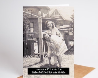 Funny Friendship Greeting Card: Hilarious Digital Download