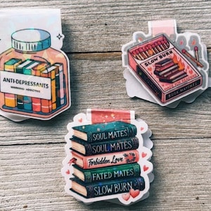 Cute magnetic bookmarks bookish book lovers fantasy book