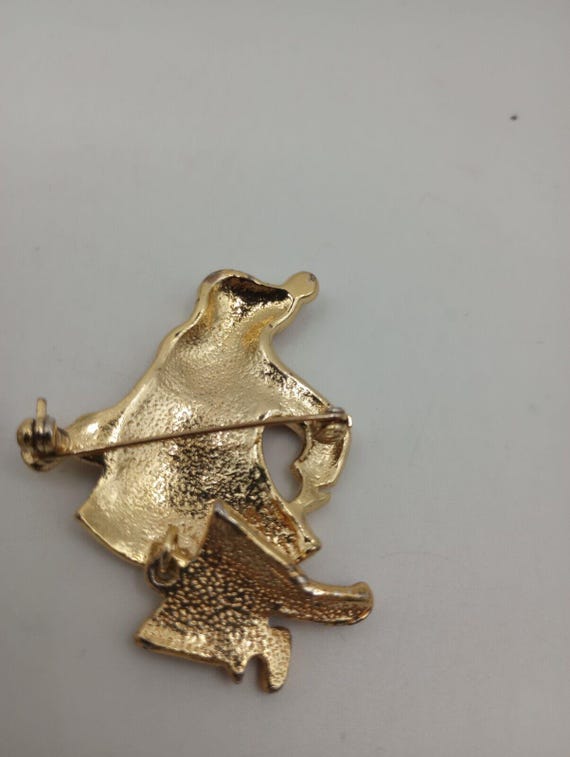 Set 2 Vintage Enamel Standing SANTA Jointed RARE … - image 5