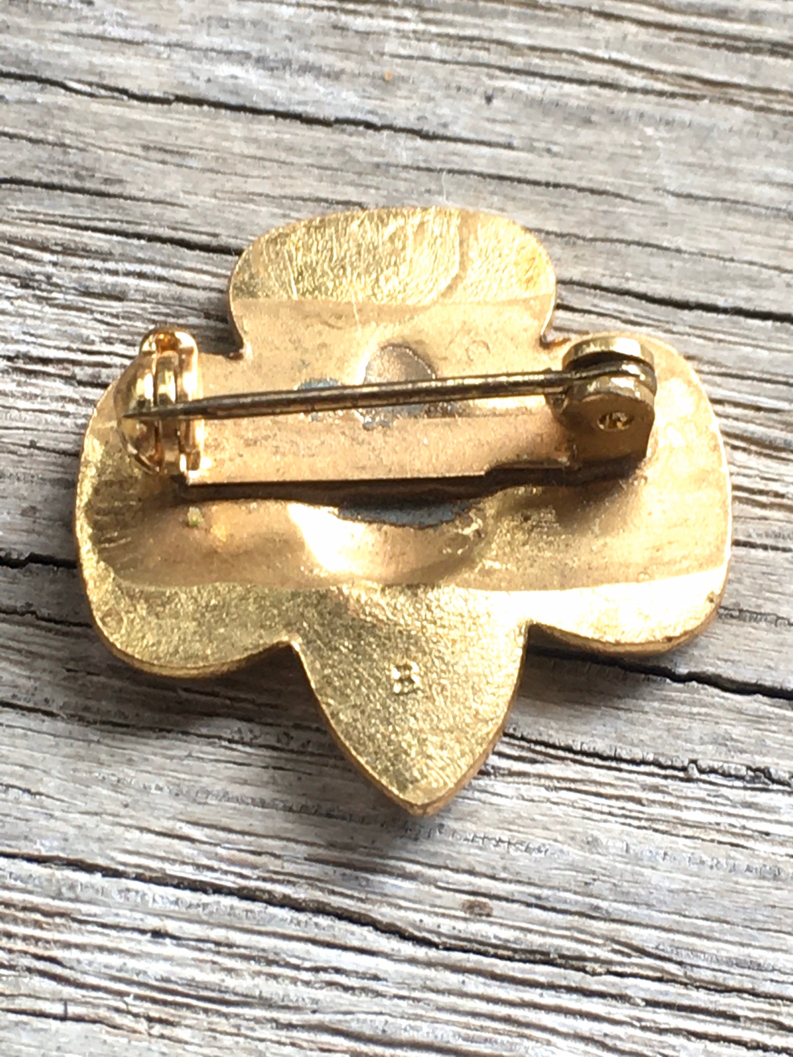 GIRL SCOUT PIN Vintage Girl Scout Trefoil Lapel Pin Gold Award Etsy