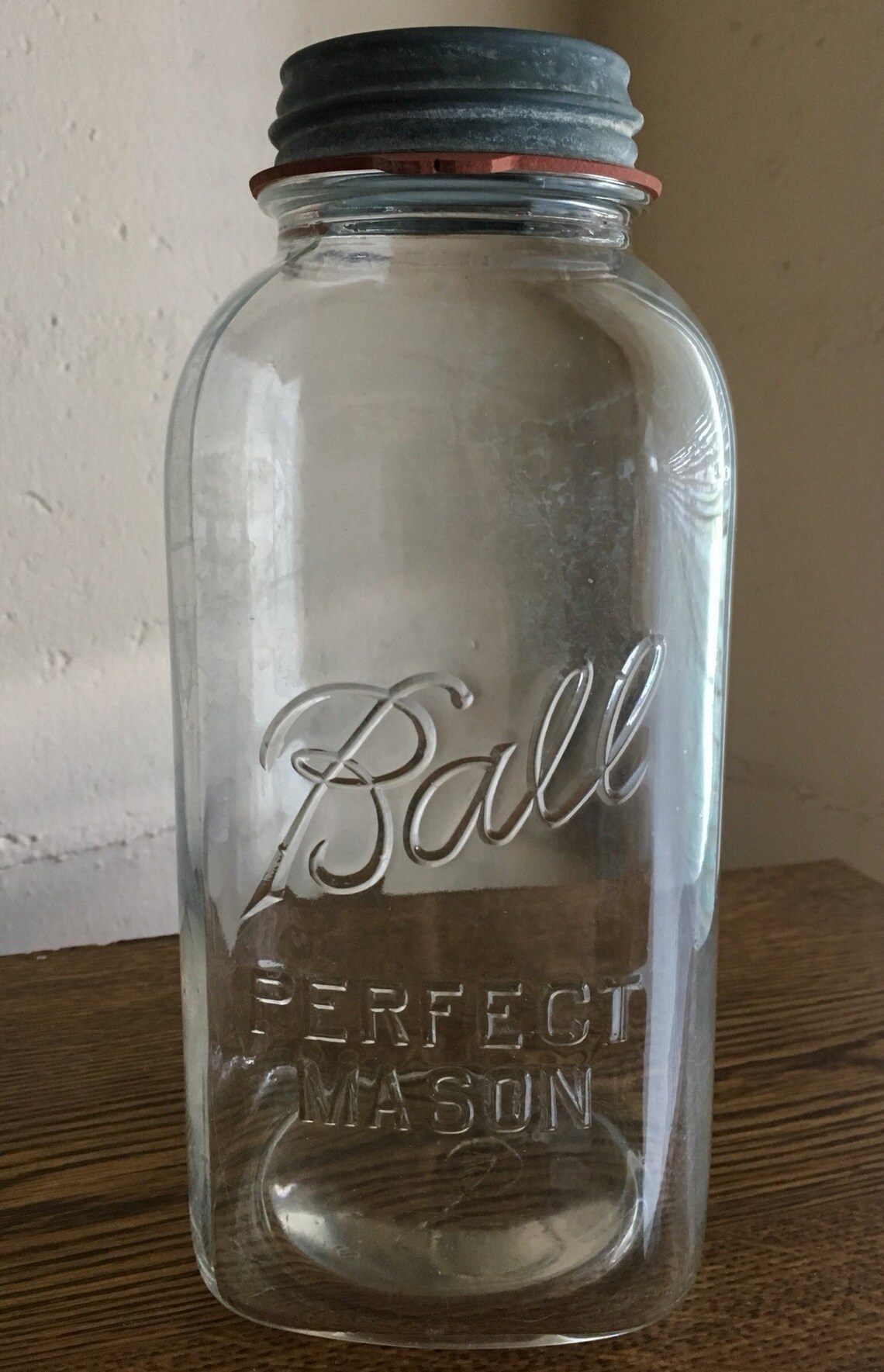 JAR Ball Perfect Mason One Half Gallon with Zinc Lid Etsy