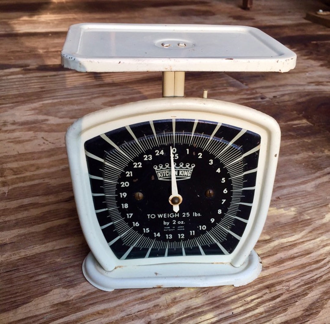 Vintage Mid Century Kitchen Scales Kitchen King Scales Pale Etsy.de