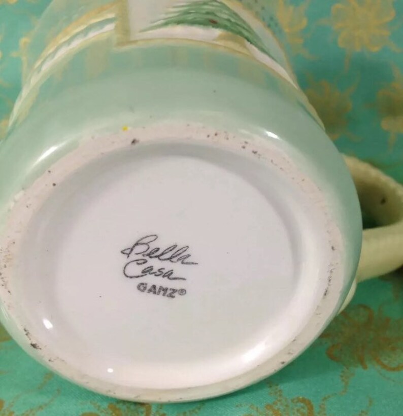 CHRISTMAS CUP Christmas Holiday Casa Bella Coffee Tea Mug Cup With Christmas Tree Cup